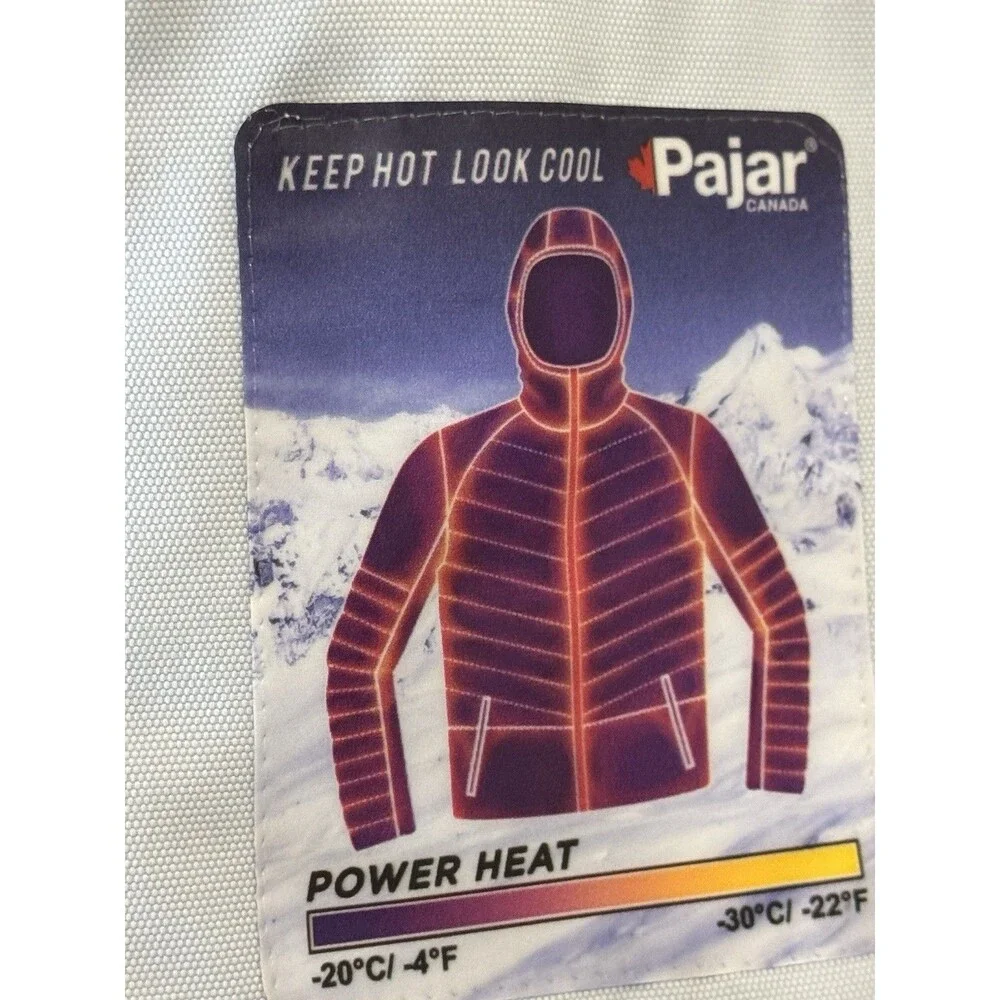 Pajar Canada Lucas Parka Jacket Youth 10/12 Gray Fur Hooded Bomber Winter Coat